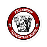 Friendship Elementary School Round Stickers