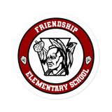 Friendship Elementary School Round Stickers