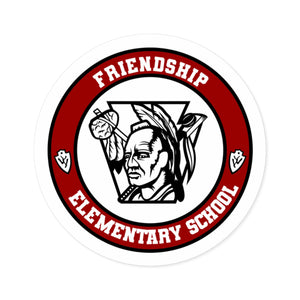 Friendship Elementary School Round Stickers