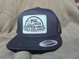 Custom Laser-Engraved Leatherette Patch Hat