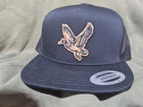 Custom Laser-Engraved Leatherette Patch Hat