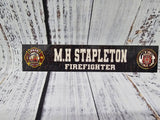 2" X 10" Full Color Locker Name plate