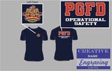 OPS SAFETY Cotton Navy T-shirt