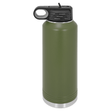 40 oz Insulated water bottle Laser Engraved