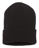 Leather Patch Beanie (Custom)