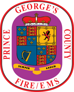 PGFD County Patch 4" Sticker